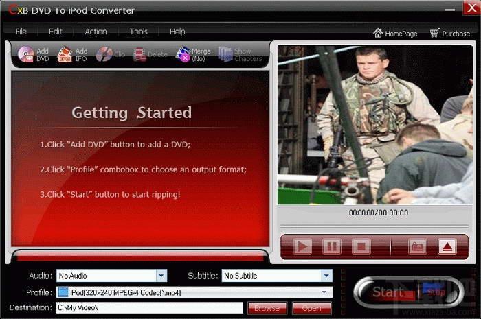 CXBSoft DVD To iPod Converter,CXBSoft DVD To iPod Converter下载,CXBSoft DVD To iPo