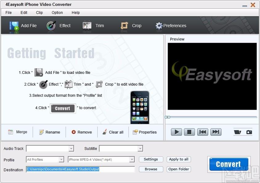 4Easysoft iPhone Video Converter,iPhone视频格式转换
