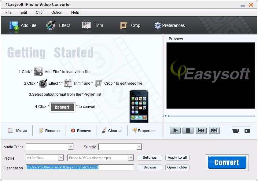 4Easysoft iPhone Video Converter,iPhone视频格式转换