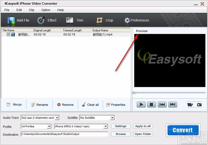 4Easysoft iPhone Video Converter,iPhone视频格式转换
