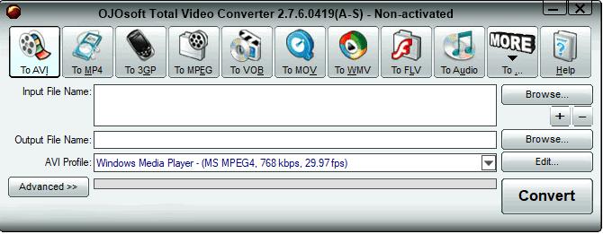 OJOsoft Total Video Converter下载,视频转换,格式转换